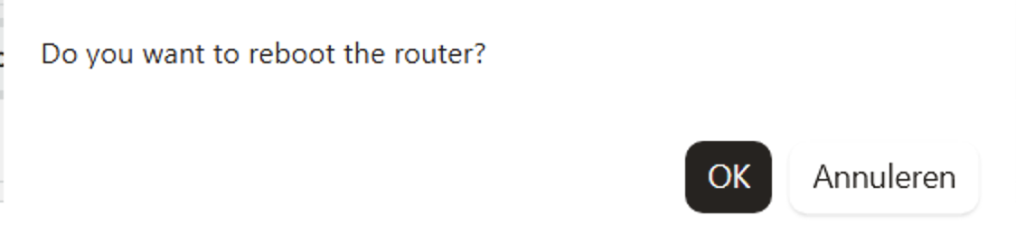 Confirm WiBiBox reboot